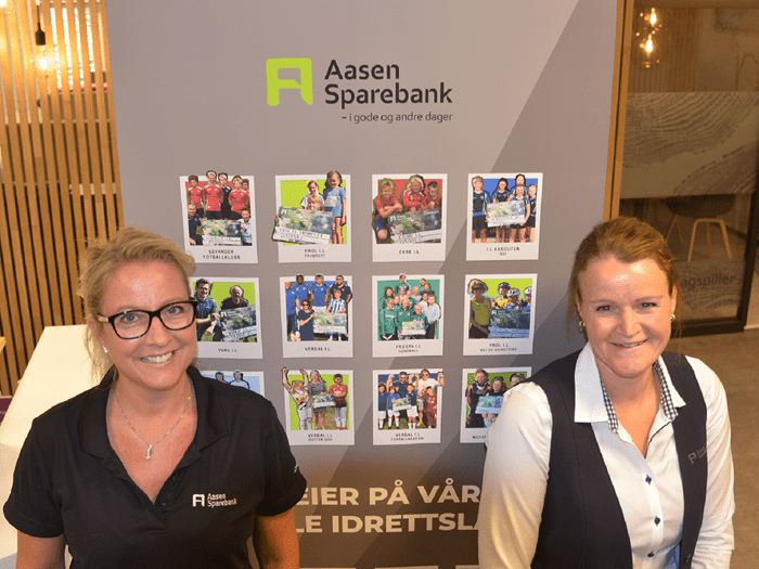 Hege og Astrid foran idrettens hjemmeseier